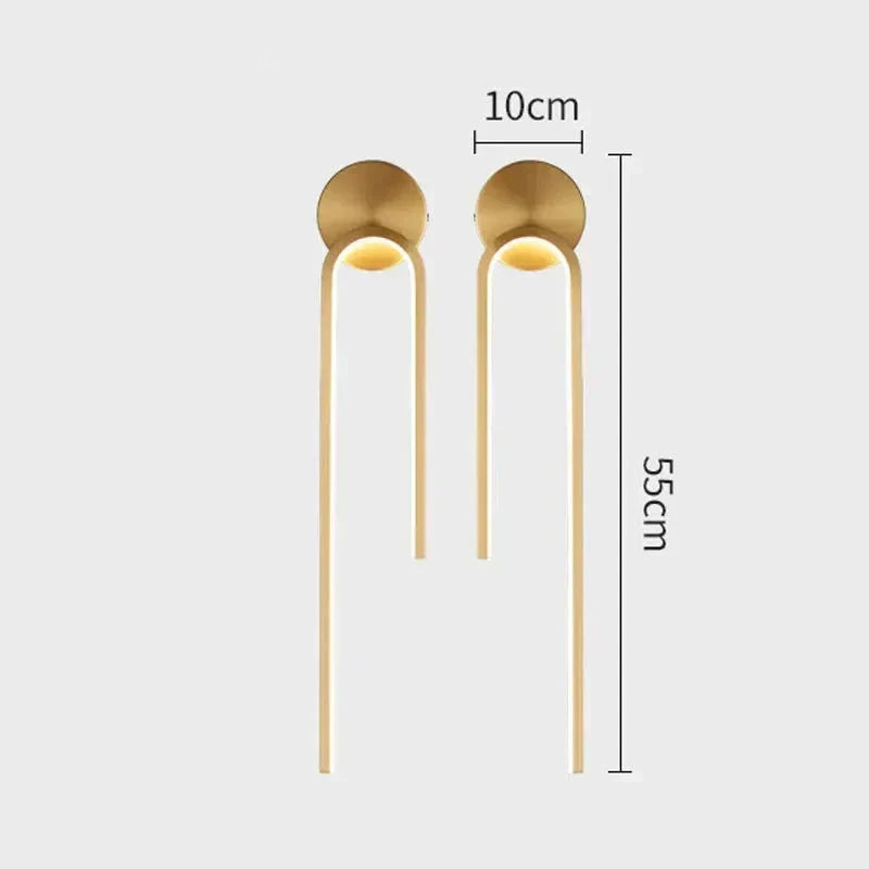Moderna LED vägglampor för atmosfärisk belysning i vilket rum som helst