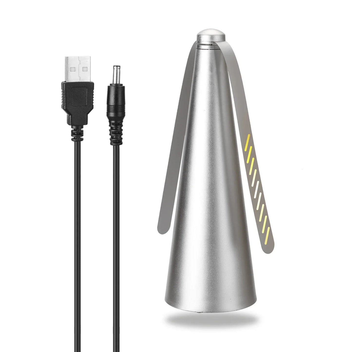 Carvallo Naturguard Fluginsektsbekämpning Bordsfläkt | 360° roterande insektsförsvar fläkt | Tyst & Säkert | För utomhus, camping, picknick