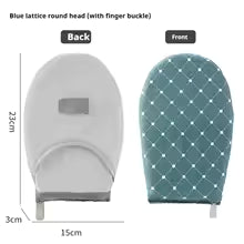 Carvallo HeatGlide Mini Handbügelunderlag med värmeskydd | Kompakt & isolerande | För kragar, ärmar & fina textilier