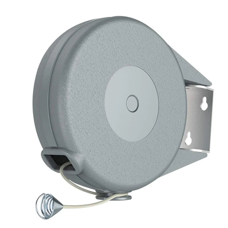 Carvallo Teleskop-tvättlinje | 12 Meter utdragbar tvättlina | Automatisk inrullning | För inomhus & utomhus