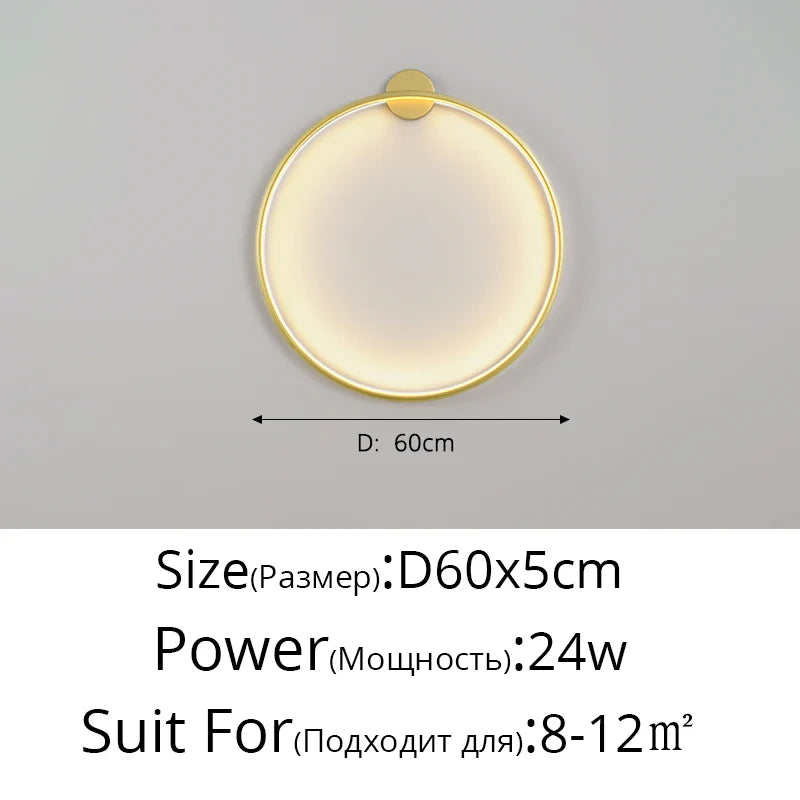 Måne LED Vägglampa – Modern Vägglampa för Sovrum, Vardagsrum och Hall