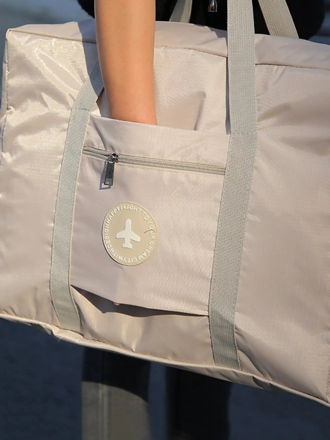 Carvallo Reise- & Aufbewahrungstasche | Faltbar & Trolley-kompatibel | Große Kapazität mit Zusatzfächern