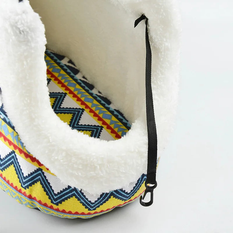 Carvallo Klassisk Husdjursbärväska | Mjuk & Bekväm Transportväska för Hundar & Katter | Utomhus Resväska