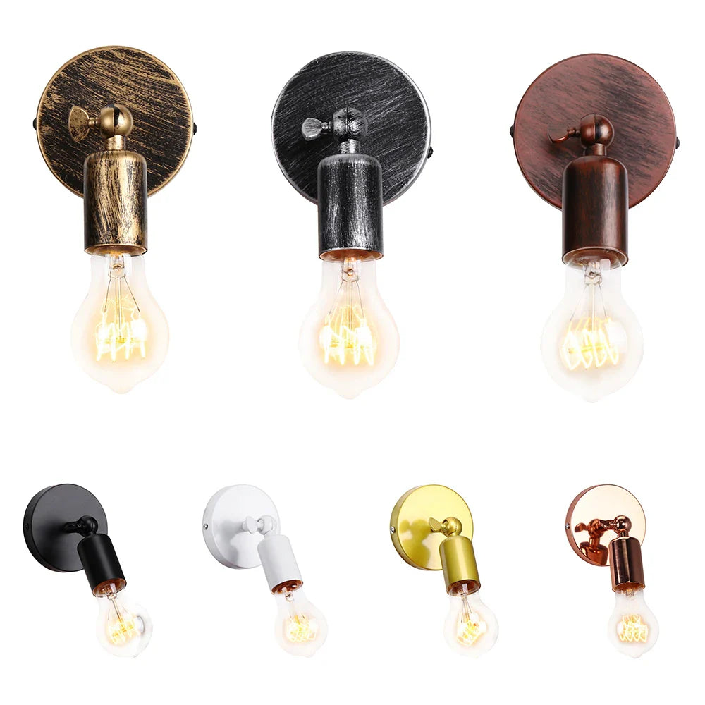 IndustriellBrons - Justerbar Retro Vägglampa för Stämningsfull Belysning