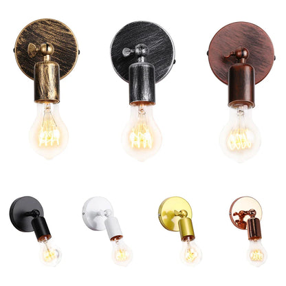 IndustriellBrons - Justerbar Retro Vägglampa för Stämningsfull Belysning