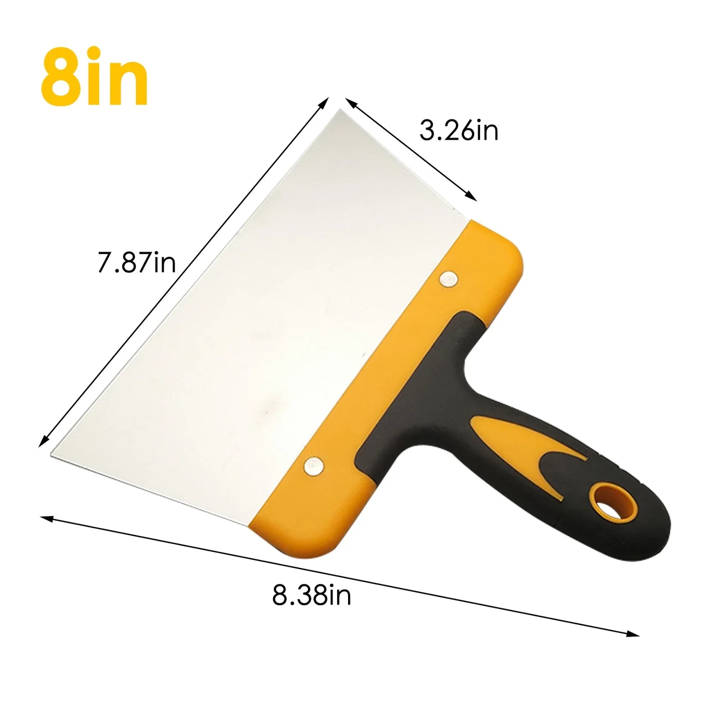 Carvallo Steel Degskrapa Pizzakniv Tårtspatel Bageri Utrustning Beläggnings Spatel för Choklad