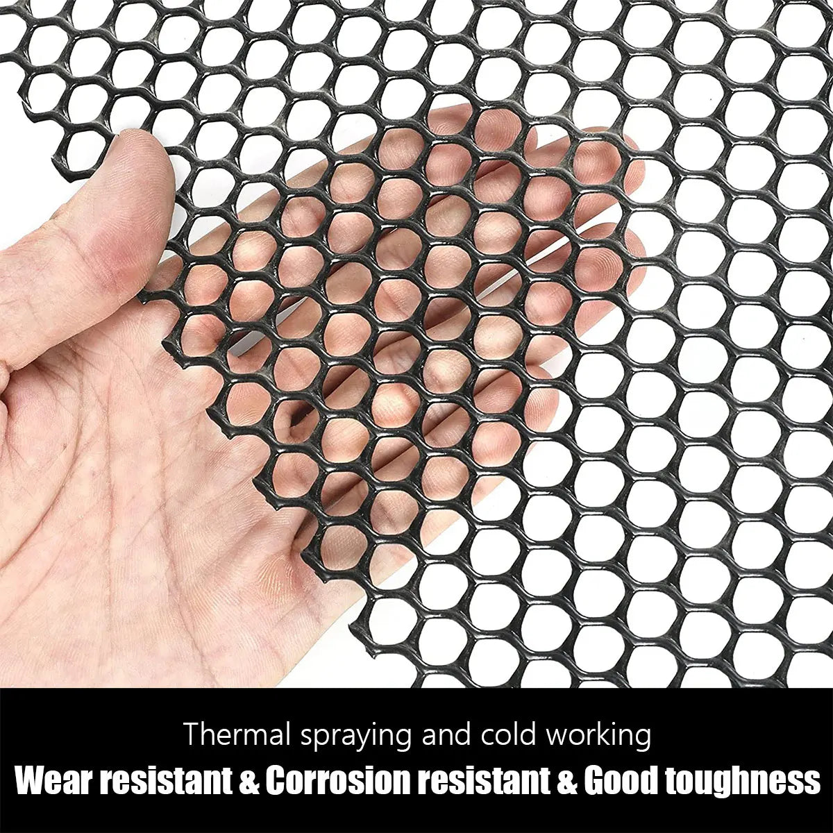 Carvallo Mesh | Plaststängselnät för trädgård &amp; stångskydd | 300 × 40 cm / 600 × 40 cm | Väderbeständig &amp; kan anpassas
