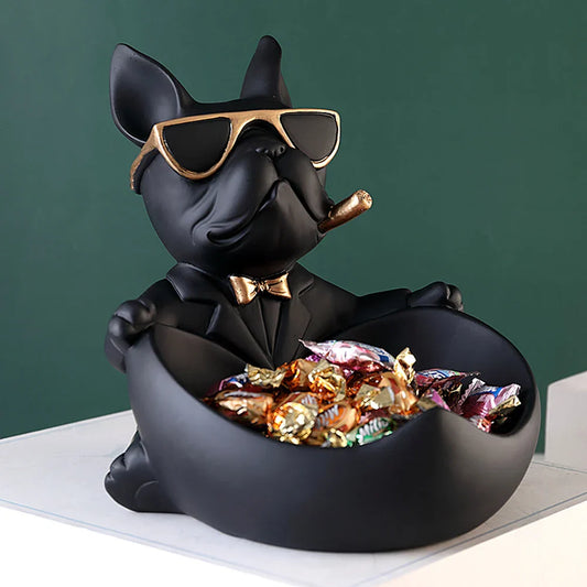 Chic Hund Figur - Lekfull & Stilig Dekor