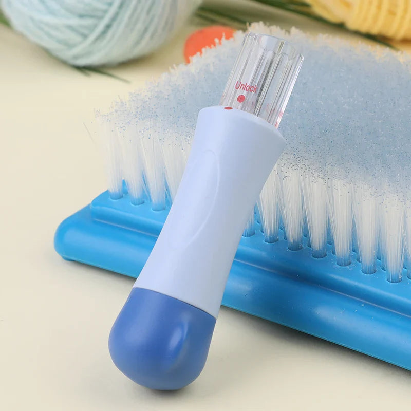 Carvallo ProNeedle Filznadel Set | 7-delad | Hållbar & Slät | För precis torrfiltsning | Blå-Vit