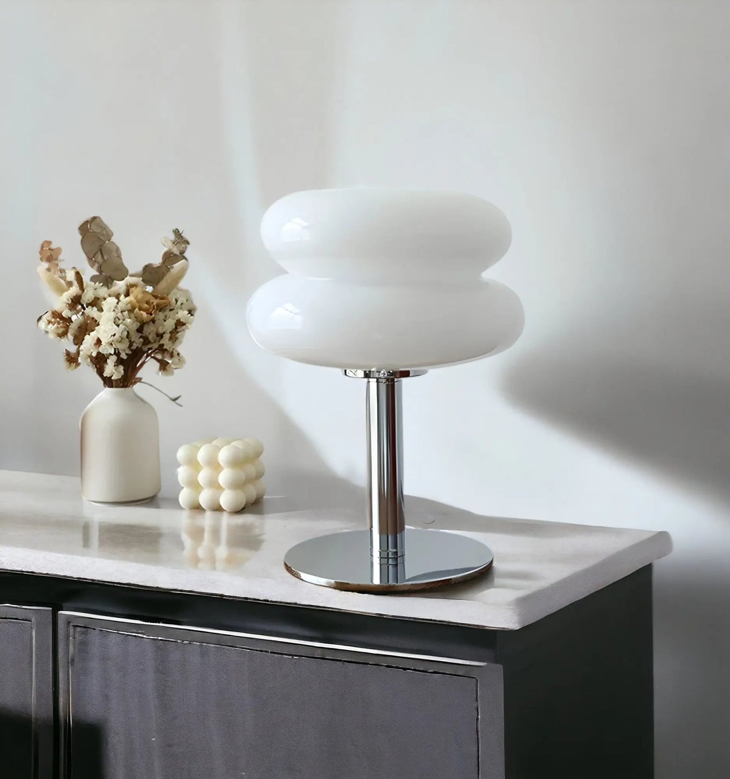 Jolie Bordslampa – Macaron Glaslampa med Elegant Design