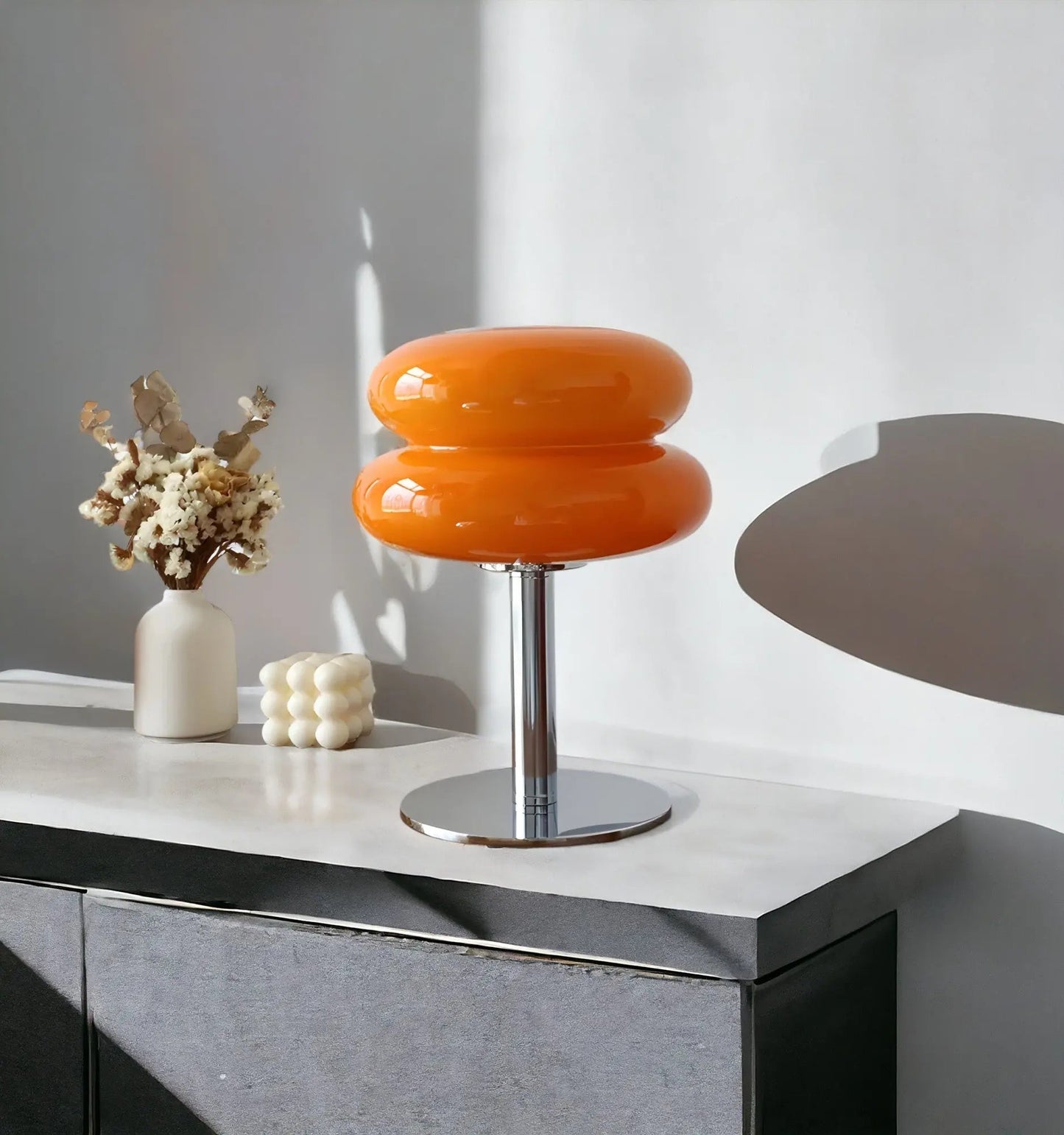 Jolie Bordslampa – Macaron Glaslampa med Elegant Design