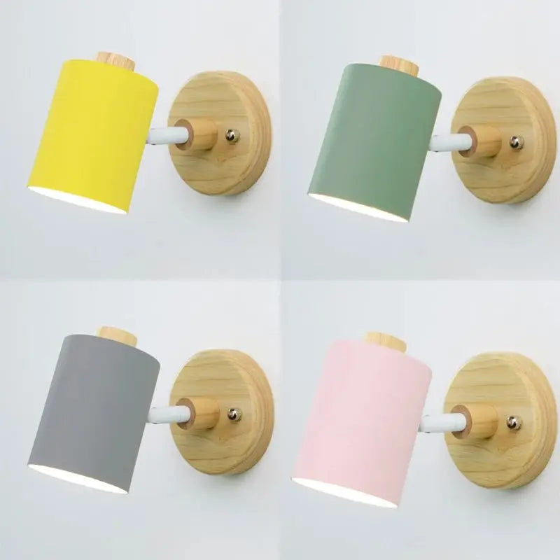 GlowWood - Vägglampa av trä