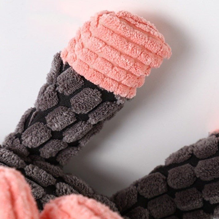 Hundleksak Platt Tug Set för Aggressiv Lek