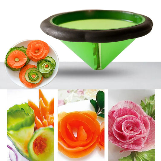 Carvallo Sallads-Konstverktyg Set | Rostfritt Stål Spiralskärare & Grönsakskniv | För Morötter & Gurkor | Carvallo™