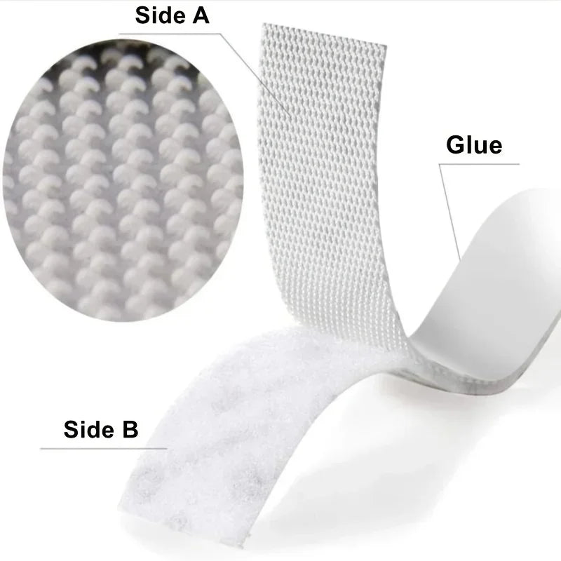 Carvallo Klebestreifen FIXNOVA EasyMount | 12 par | Restfri & verktygsfri | För ramverk, speglar & dekoration