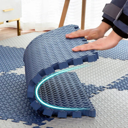 PlayMats – Färgglad skum babylekmatta pussel med låsbart design för barn