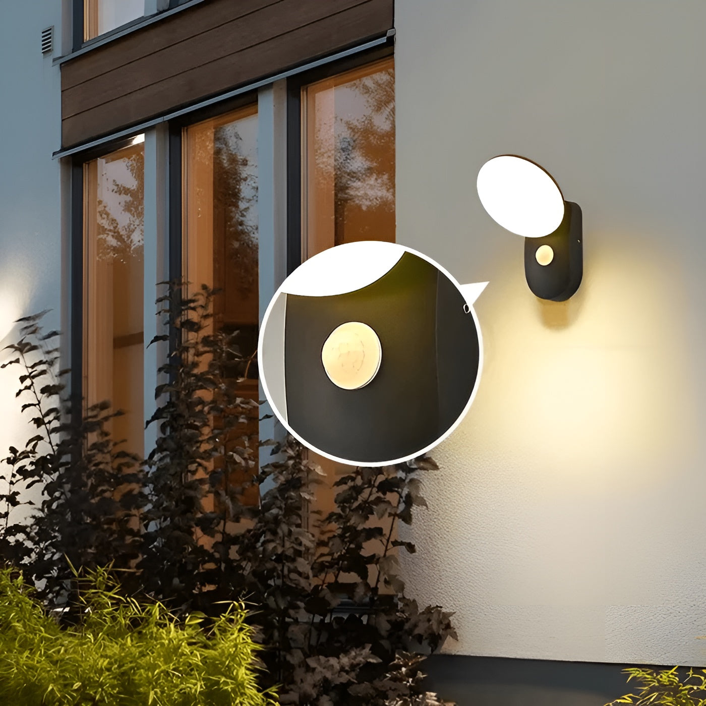LED-vägglampa med rörelsesensor – Automatisk belysning för inomhus och utomhus