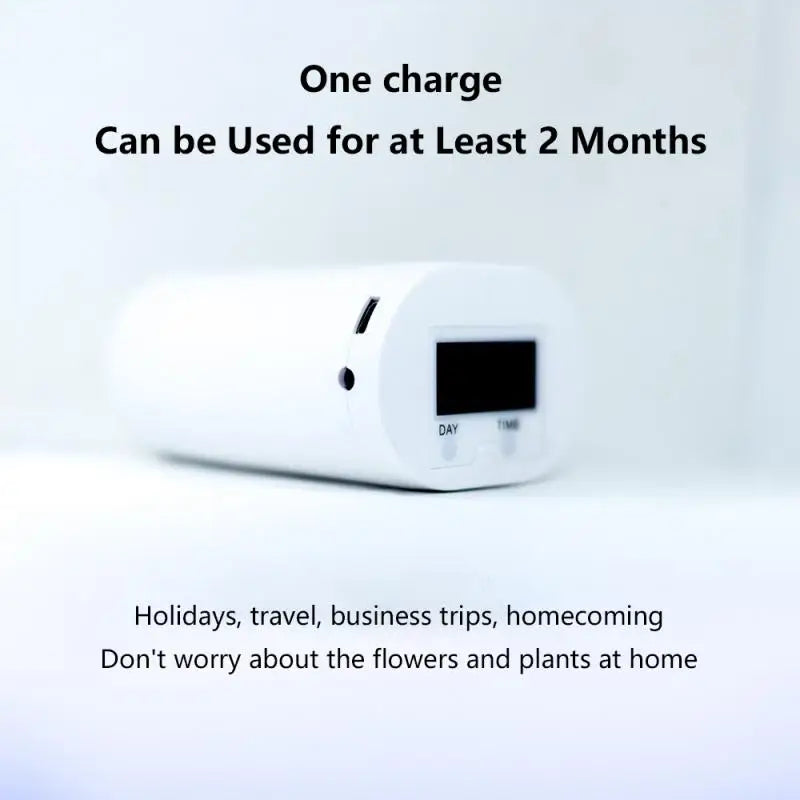 Carvallo AquaSmart Automatiskt bevattningssystem med 2/4/8 dropphuvuden | Uppladdningsbart & tidsbesparande | För inomhväxter & balkong