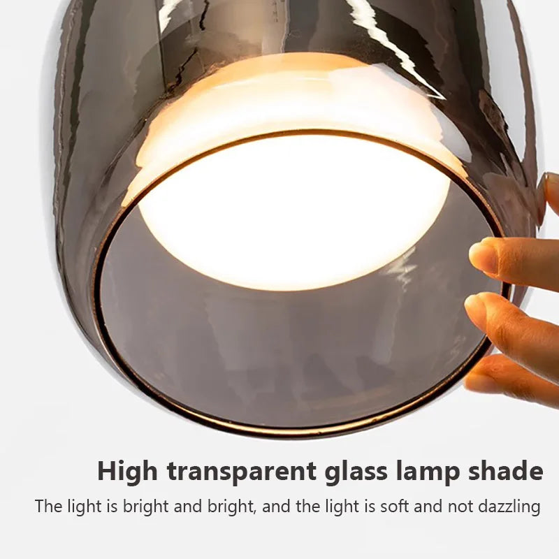 Nordic Glass LED Pendel – Modern Lyxkronа