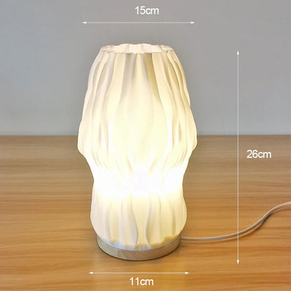 3D Utskriven Skrivbordslampa – Stilig Bordslampa för Sovrum, Kafé eller Studieområde