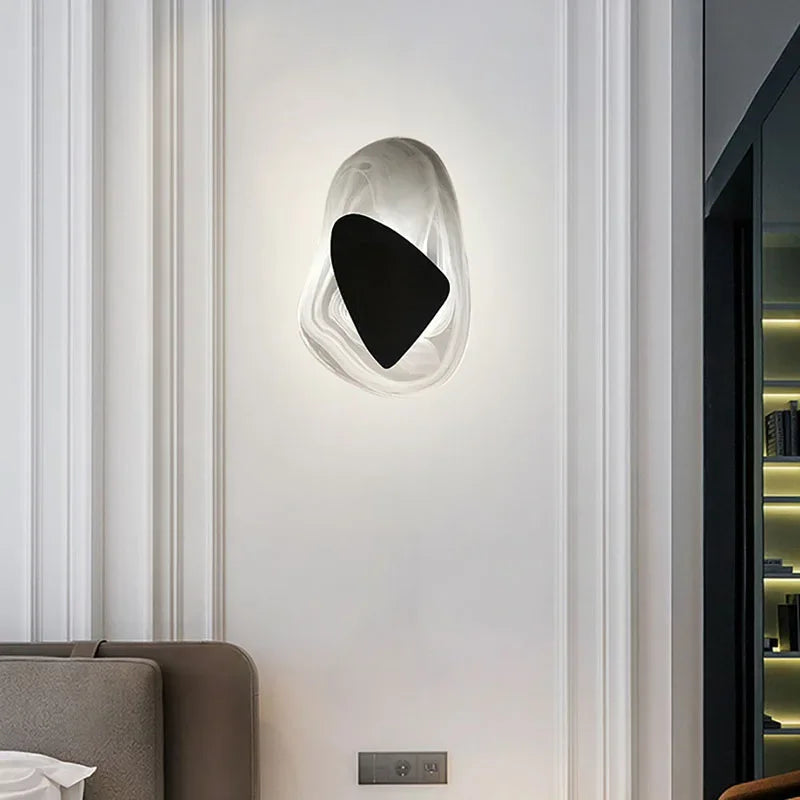 GlowElegance - Modern LED Vägglampa för Sovrum och Vardagsrum