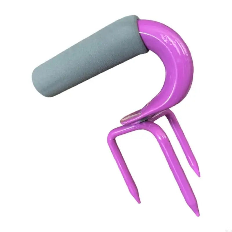 Carvallo ogräsborttagare av kolstål | Rostfri & ergonomisk | Handverktyg för jordbeluftning & trädgårdsskötsel | 17×13×8 cm