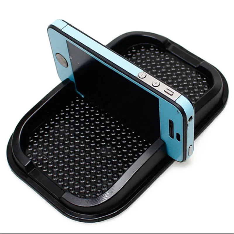 Carvallo-Rutsch Armaturenbrettmatta Gripello | Silikon Gripmatta för mobil & Navi | Universell & Återanvändbar | 15,3×10×2 cm