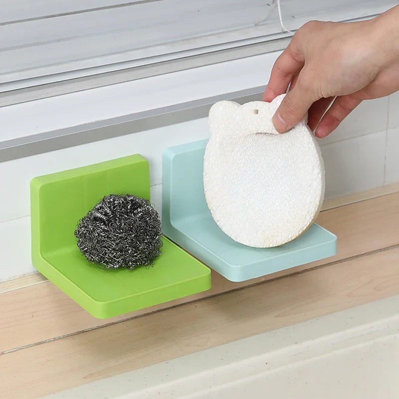 Carvallo FlexMount Vägghylla Multifunktionell | Självhäftande & Borfria | För Bad, Kök & Vardagsrum | Ideal för Tvål, Fjärrkontroll, Nycklar