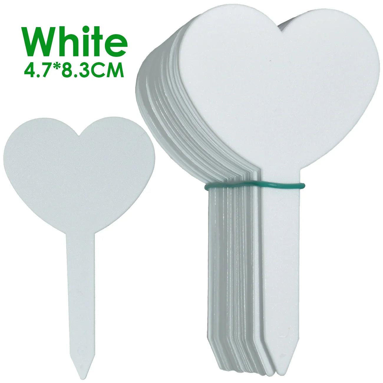 Carvallo Trädgårdsetiketter | 50 stycken | Vattentäta växtskyltar i plast | Återanvändbara | För krukor, rabatter & frön