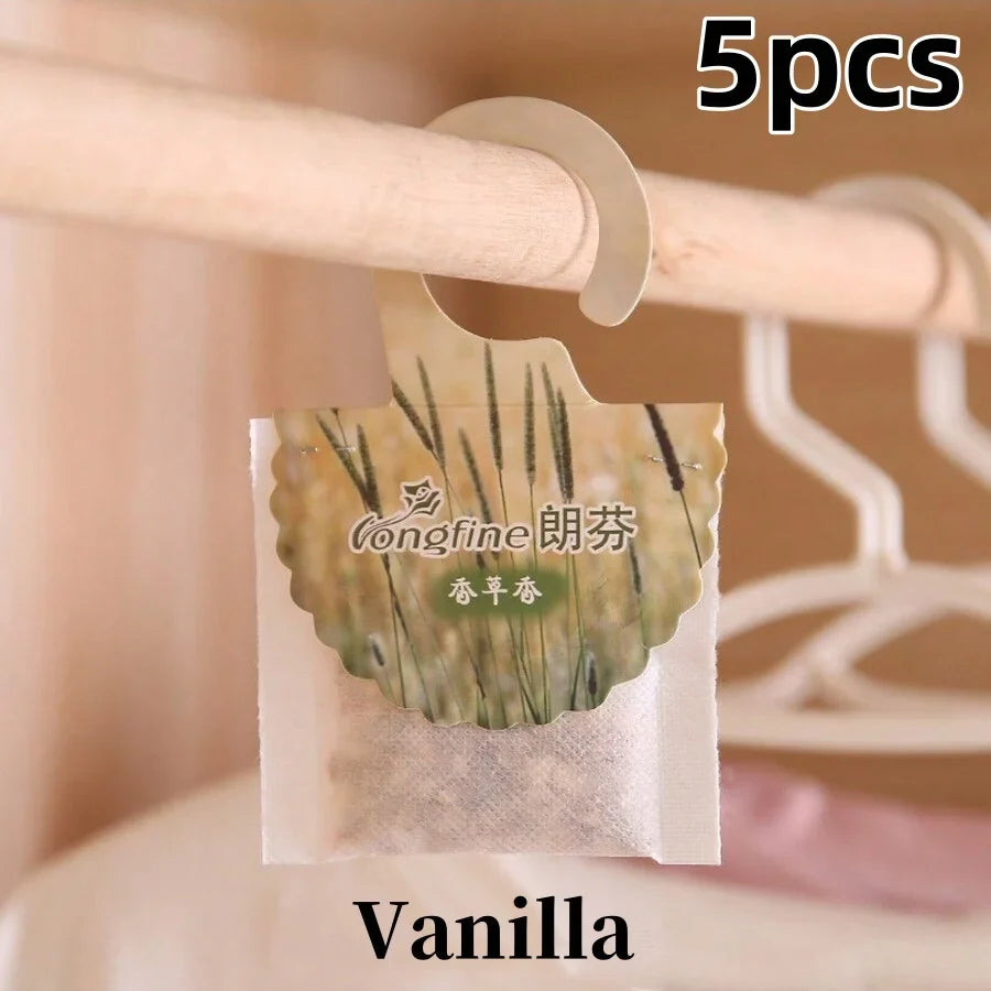 Carvallo Doftpåsar för garderob & rum | 5/10 stycken | Långvarig doft | Med hängare | Aromaterapi & luftrensare