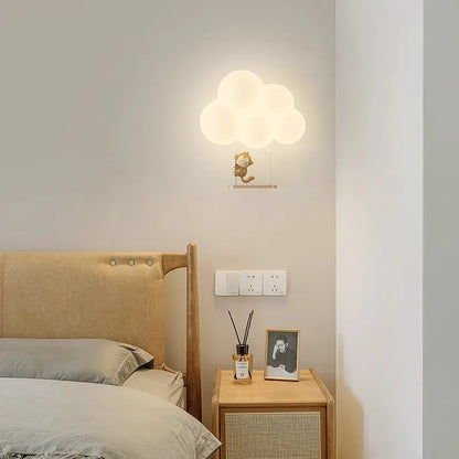 CloudLight - LED Vägglampa Barnrum Belysning