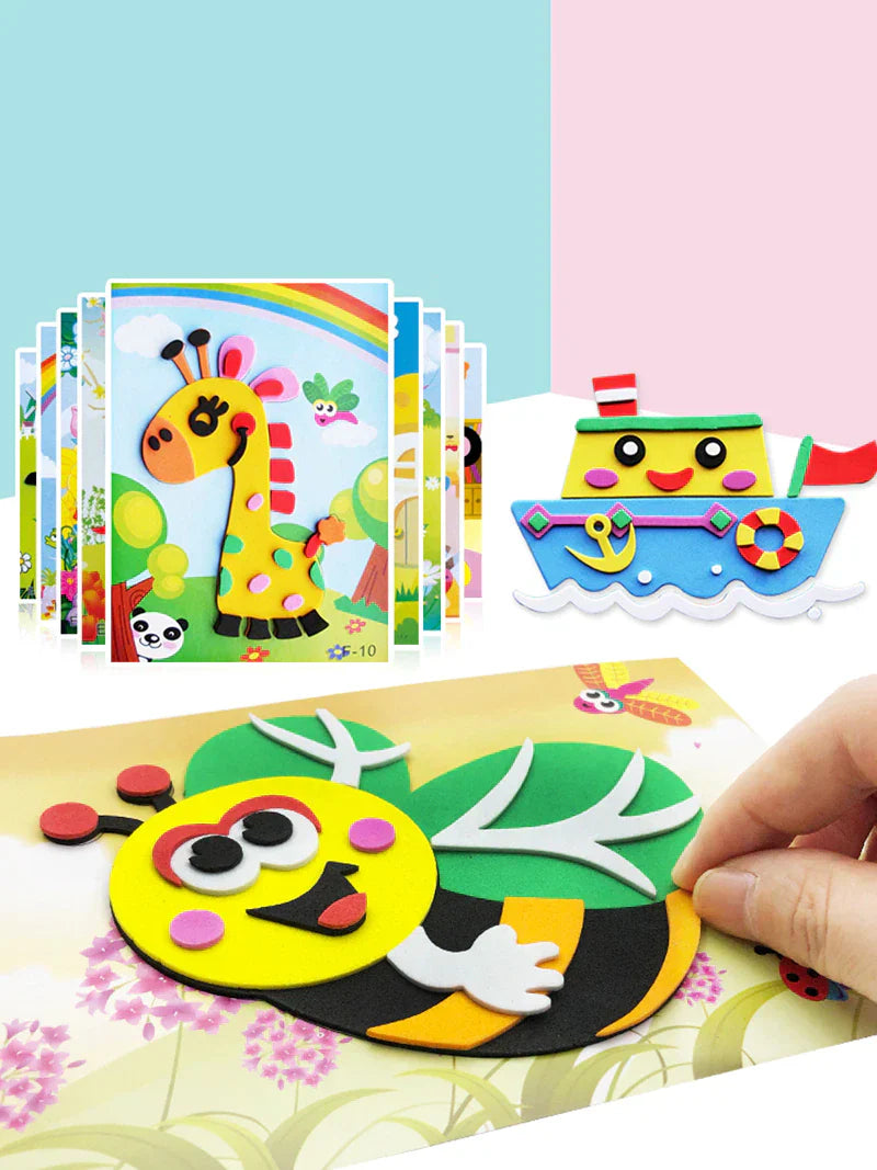 Animal Creation Klistermärken – Rolig Vinyl Klistermärke Set