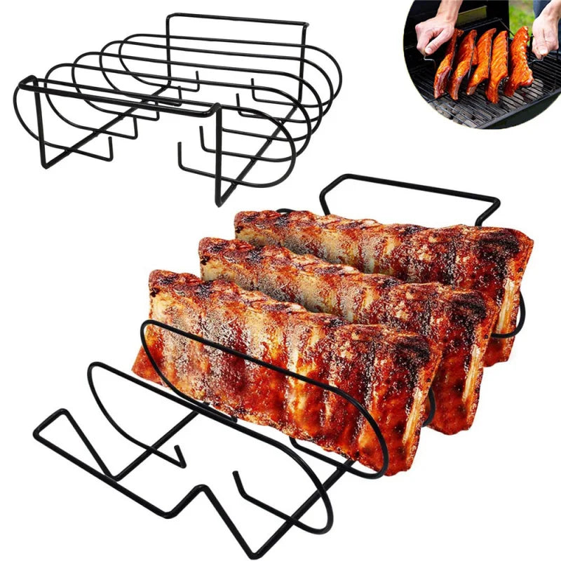 Carvallo BBQ-Steakrost | Non-stick grillställ | Värmebeständig & Robust | 32×25×8 cm