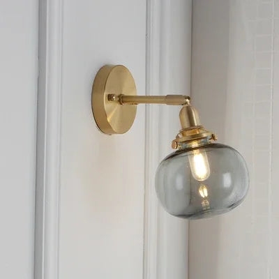 LichtKrona - Modern Vägglampa med Dragströmbrytare