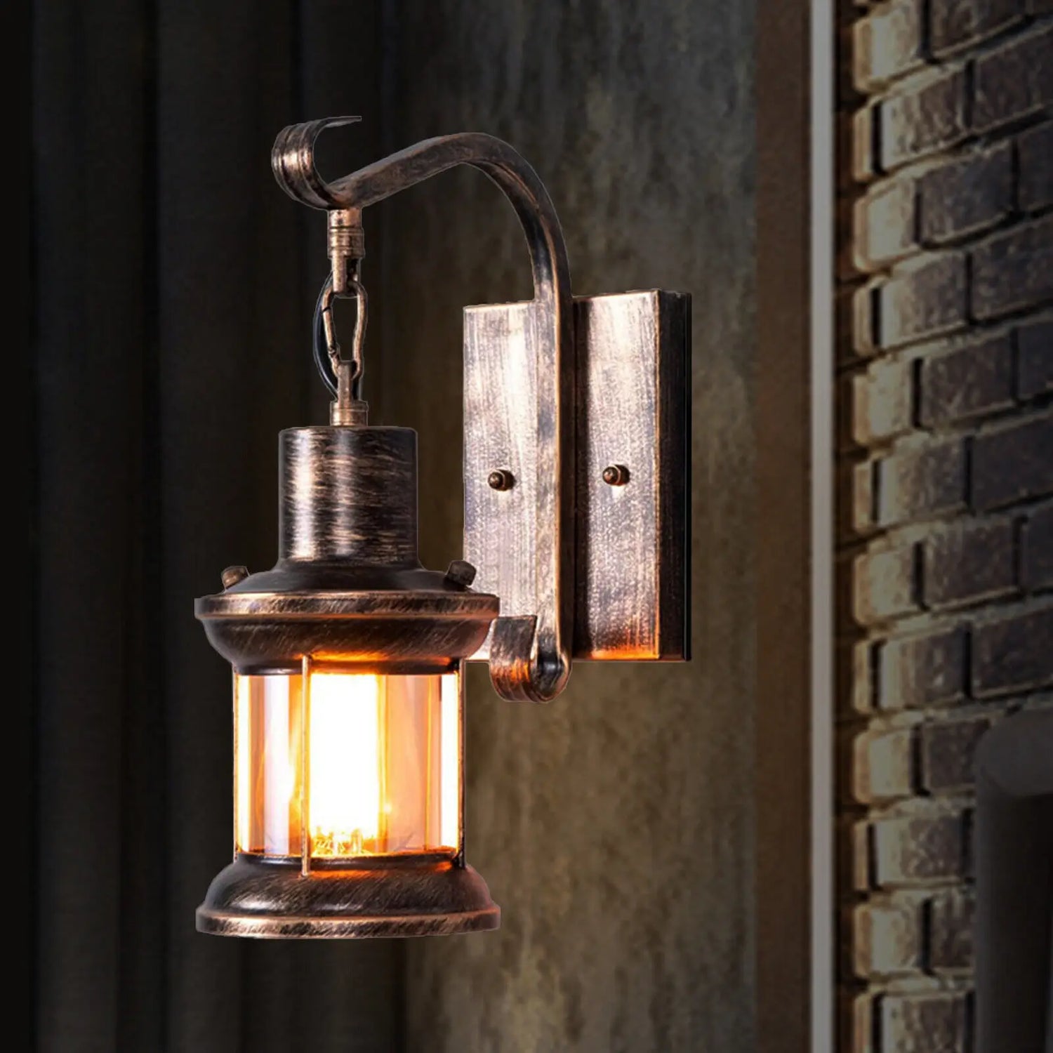 TimelessGlow – Antik Vägglampa för Loft &amp; Inredning