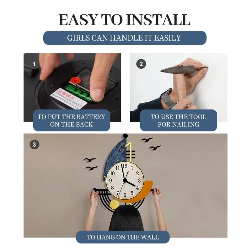 NauticTime - Dekorativ Segelbåts Väckarklocka