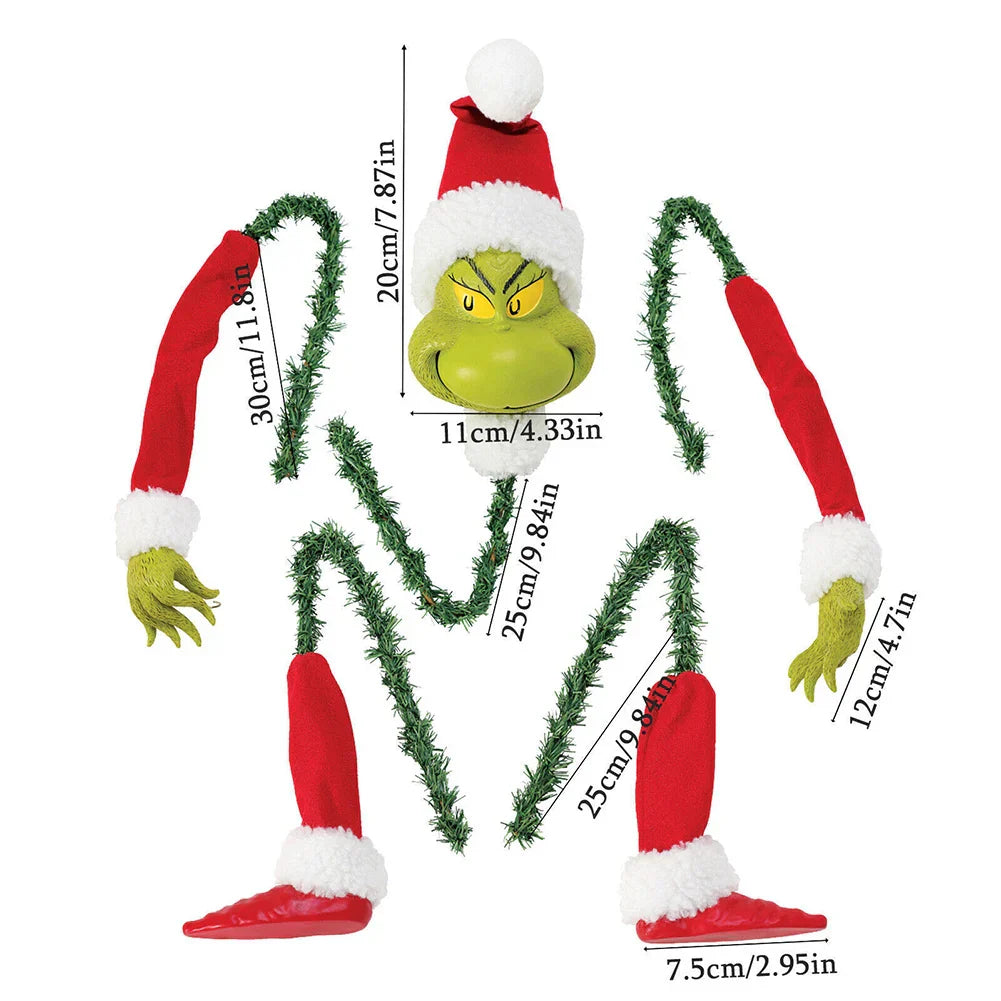 Grinch juldekorationdocka - För kreativ julglädje