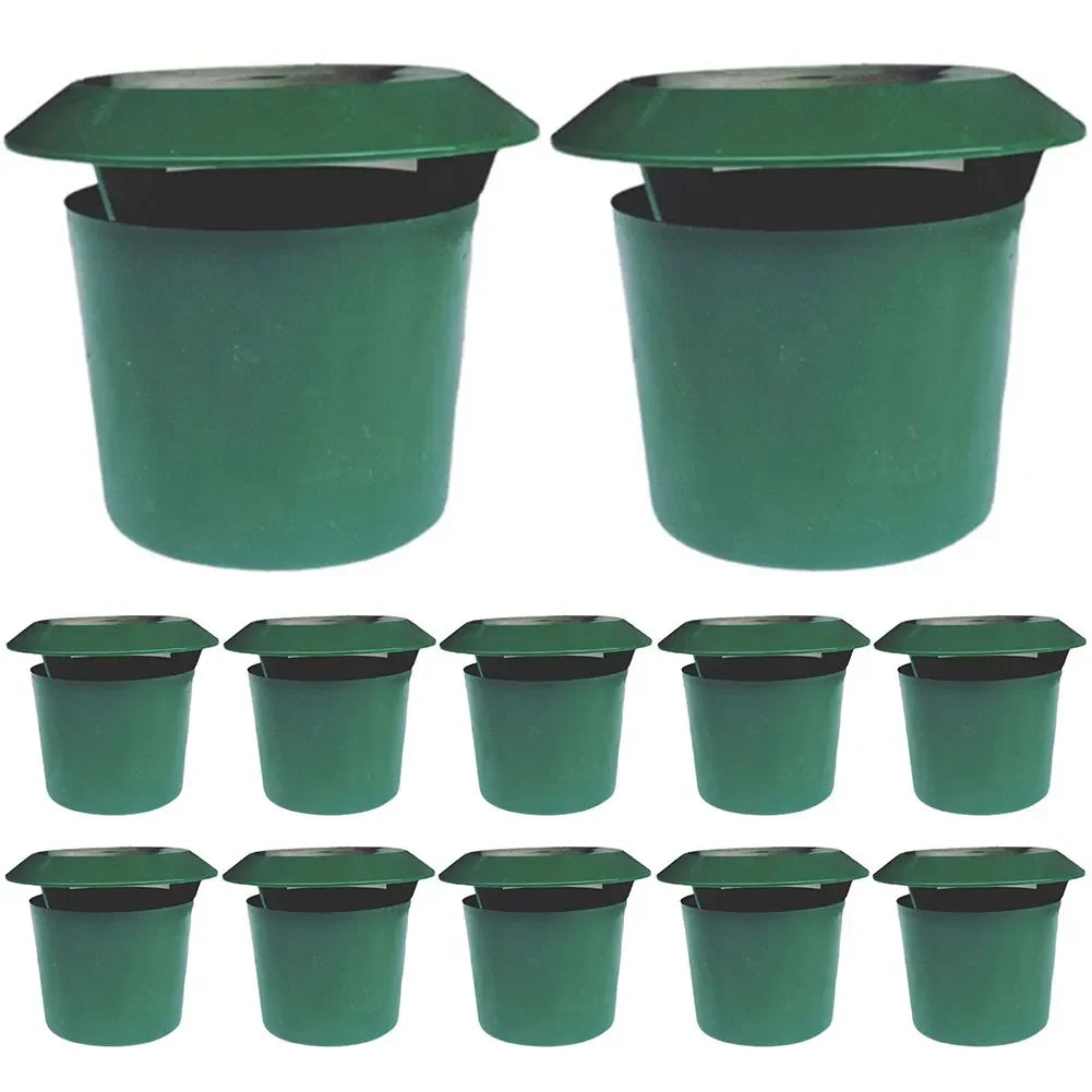 Carvallo Eco | Snigelfälla med ölattraktion | Återanvändbar & Miljövänlig | För trädgård & rabatt | 2/4/10 stycken