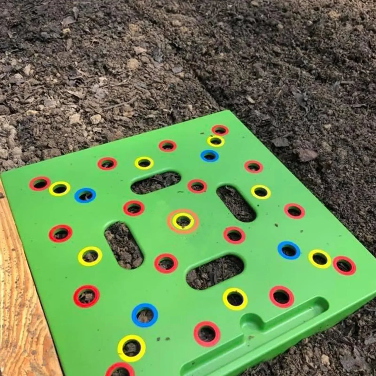 Carvallo CircleTool Planter Help Seed Template Round | Precision Seed Template Made of ABS Plastic | For Even Sowing & Easy Weeding