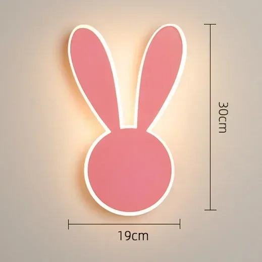 PinkRabbit - Barnrum Vägglampa LED Dekorativ Belysning