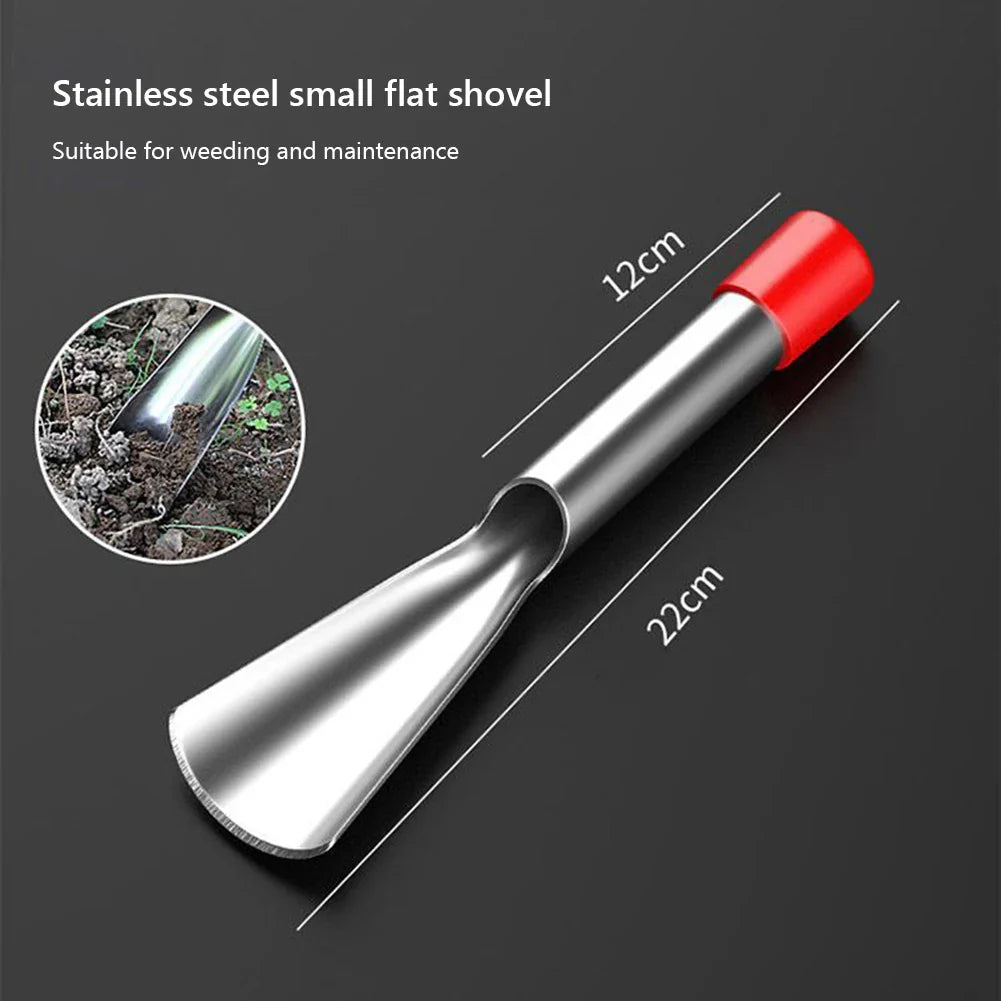 Carvallo 2-delat trädgårdsverktygset | Rostfritt stål plantering spade & ogräsborttagare | Vass & rostfri | För grönsaker, blommor & plantor