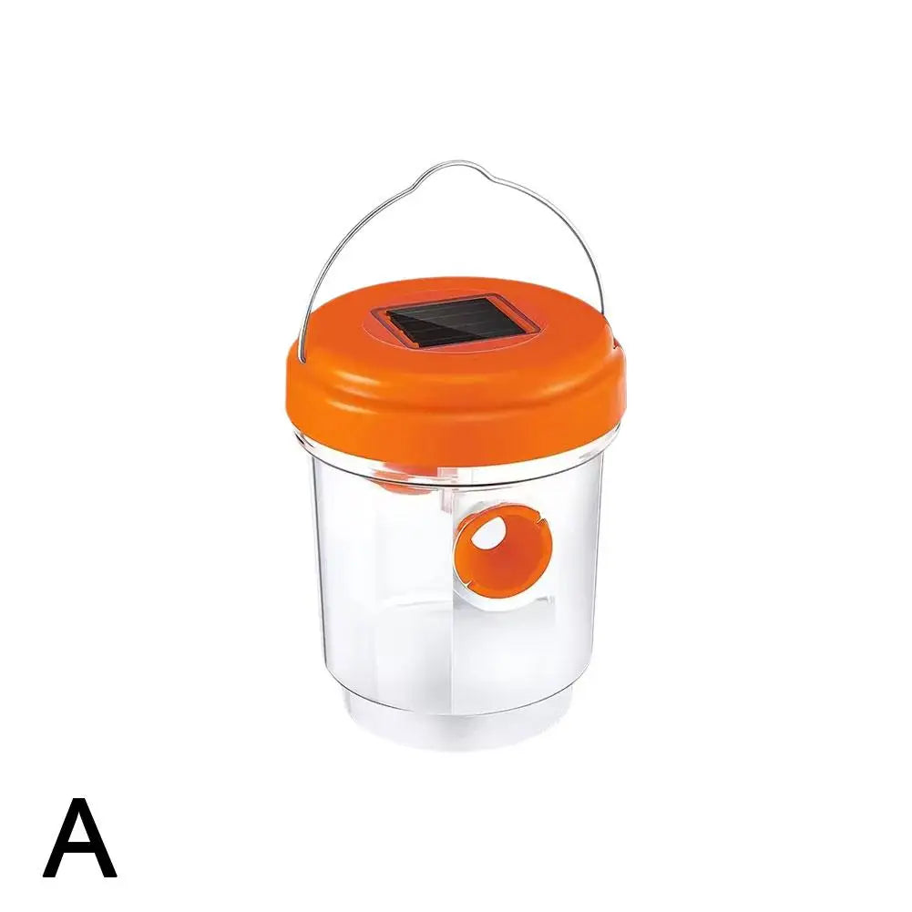 Carvallo Solar | Återanvändbar getingfälla med soljus | Dubbel ingångsöppning | För trädgård, balkong och terrass