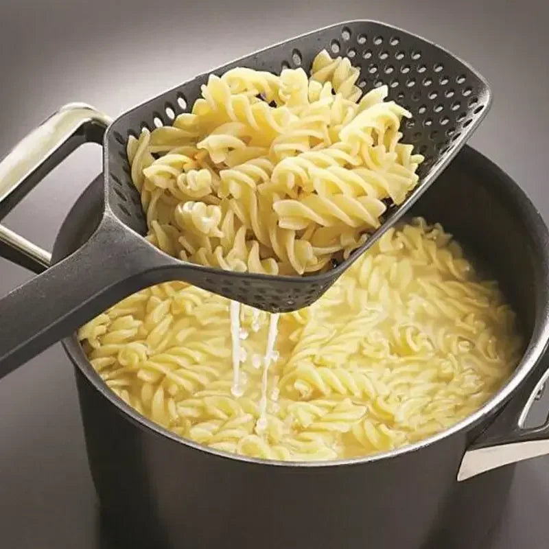 Carvallo LöffelStrain | Extra Stor Skopa | Värmebeständig & Diskmaskinssäker