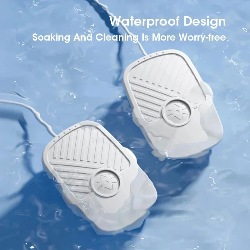 Carvallo-Gemüsewascher AquaPura | Högfrekvensrengöring | Trådlös & IPX7 Vattentålig | Kompakt & bärbar | < 4 L Kapacitet