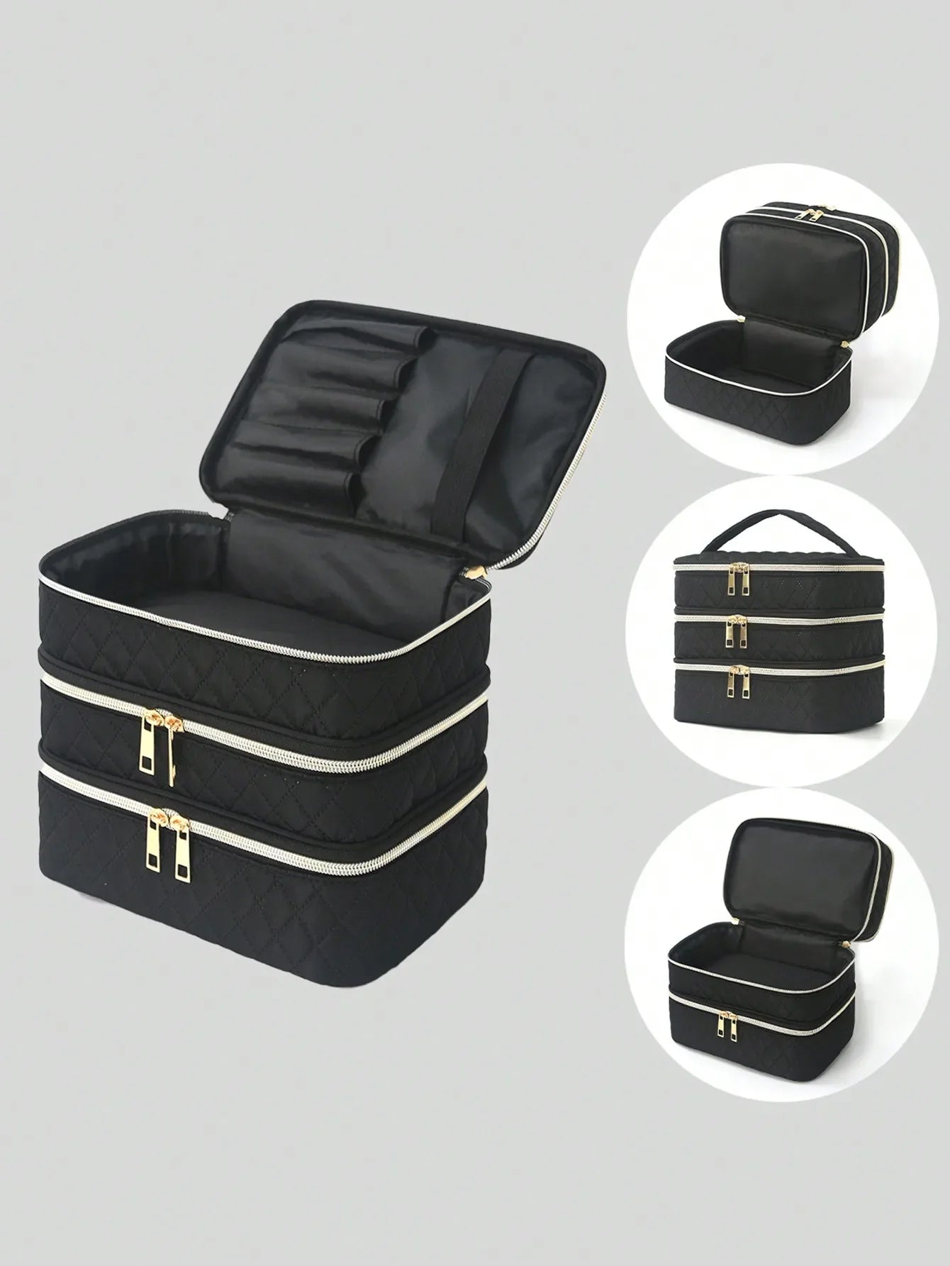 Carvallo LAVUÉ Paris | 3-lager & extra mycket förvaringsutrymme | Vattentålig & Bärbar | För resor & vardag