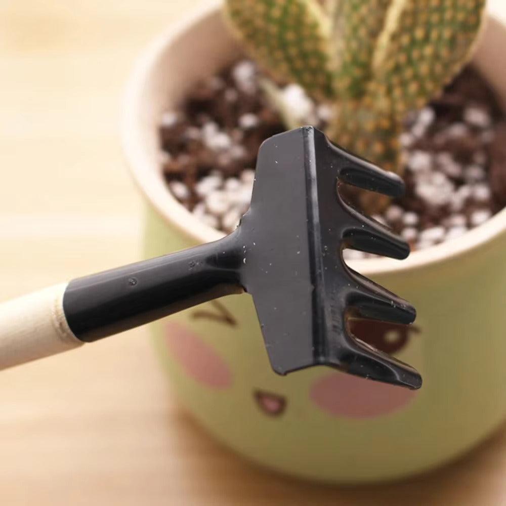 Carvallo Mini-Trädgårdset | 3-delar | För krukväxter &amp; odlingsbäddar | Ergonomisk &amp; Rostfri
