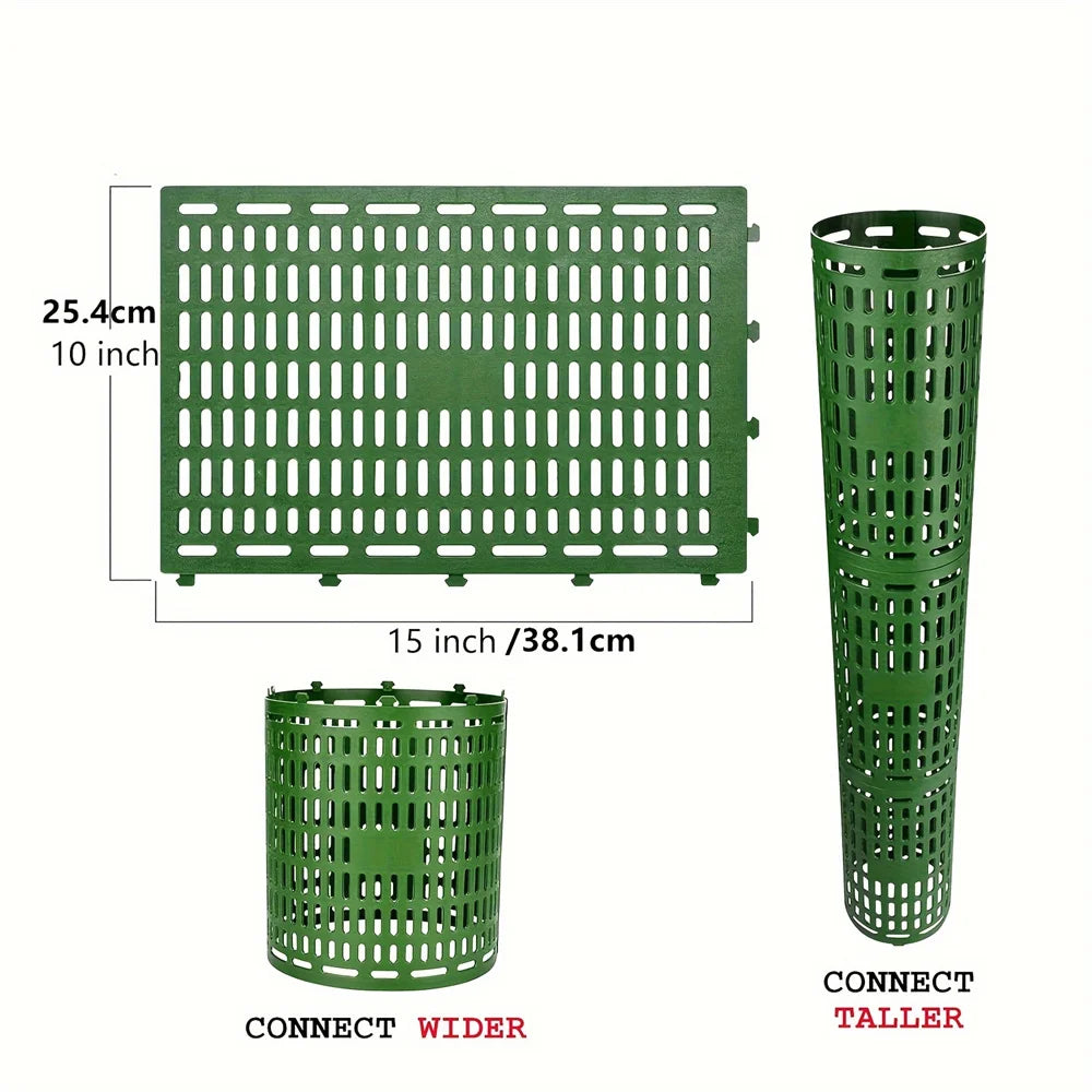 Carvallo StammProtektor Stammskydd Manschett | Kan anpassas & Återanvändbar | Skydd mot barkskador från gräsklippare & gnagare