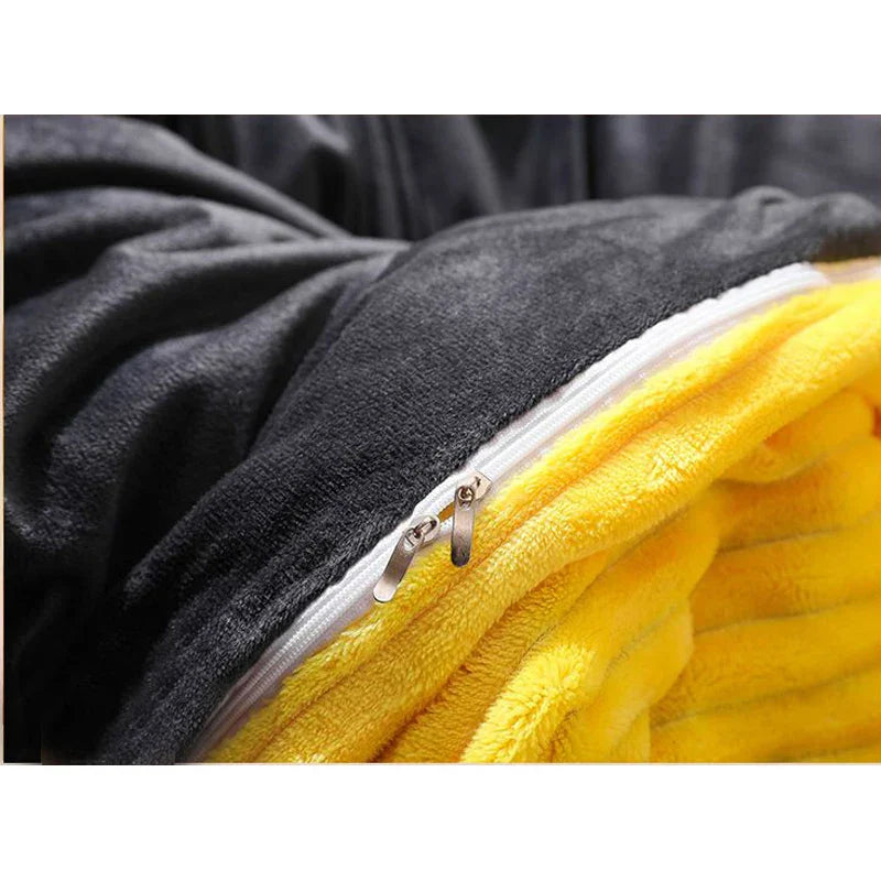 Mjuk Plysch Duvetöverdrag för Vinter - PlushWarm