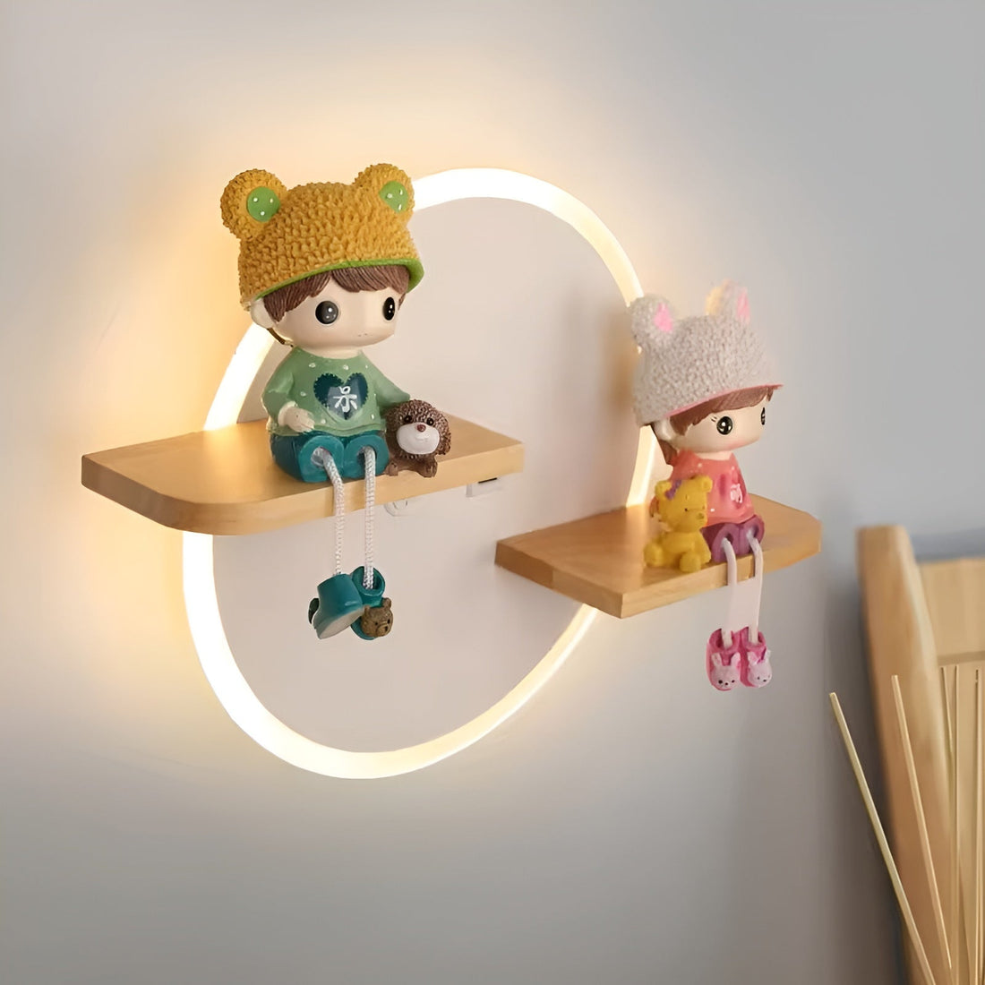 StarryCharm Light - Nordisk Kreativ LED Sänglampa för Barn