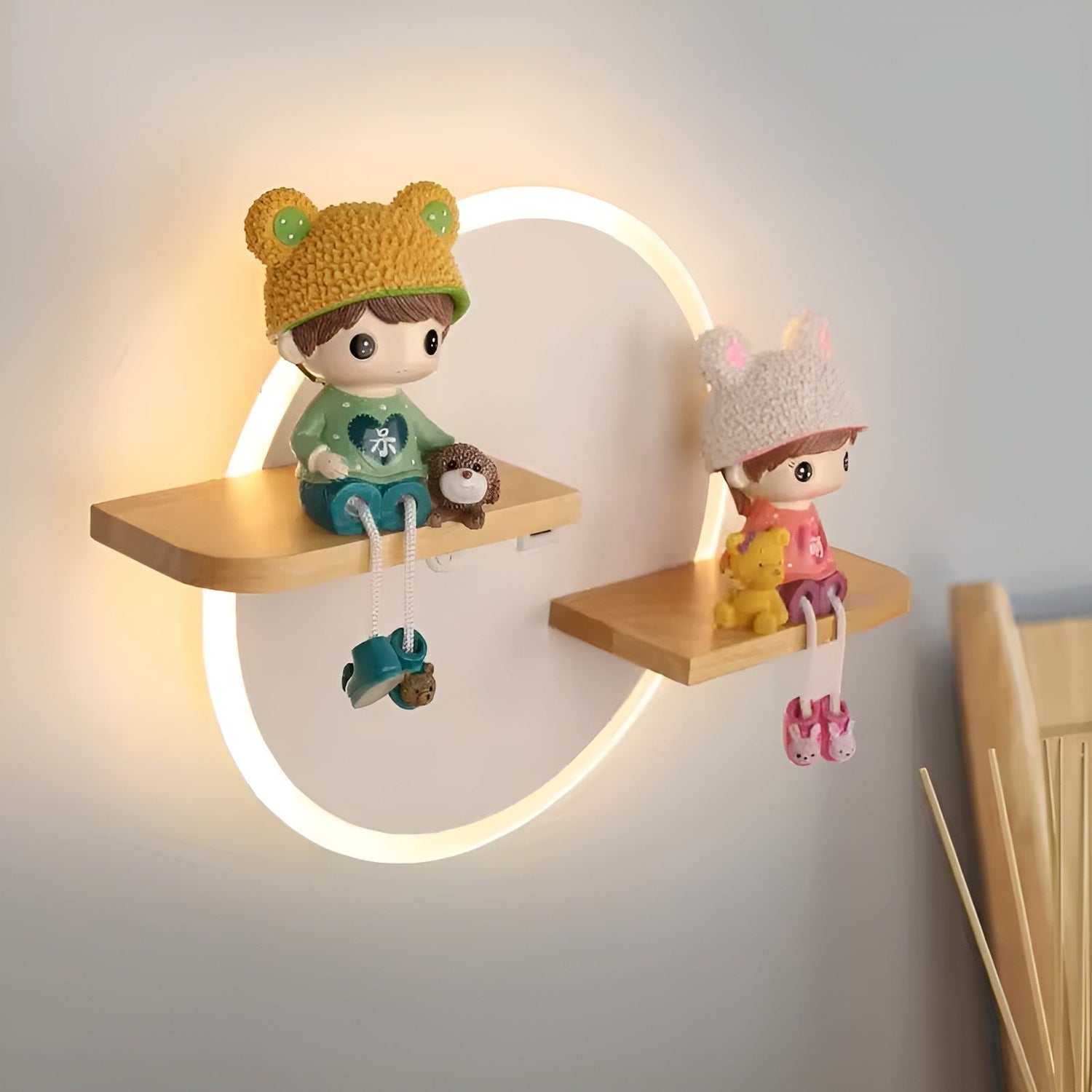 StarryCharm Light - Nordisk Kreativ LED Sänglampa för Barn